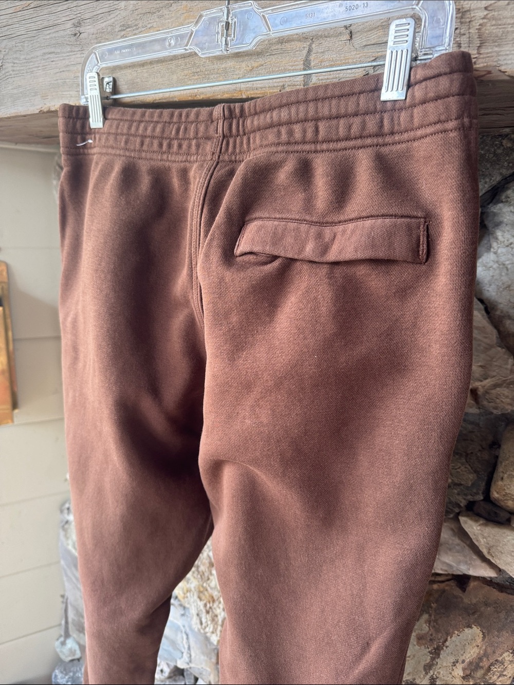 Nike Brown Fleece Joggers Track Suit Men’s Large - Picture 11 of 13